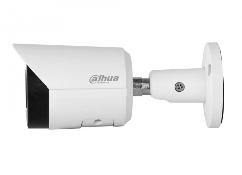 Camere de supraveghere - Cameră de supraveghere IP Dahua 4MP pentru exterior, LED dual 30m, microfon, PoE, Full Color, WizSense