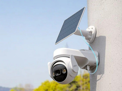 Camera de supraveghere wireless cu alarma si rotire de pe telefon Imou Cell PT 4G 2, panou solar 5W, baterie, 3MP, IR, microfon si alarma [3]