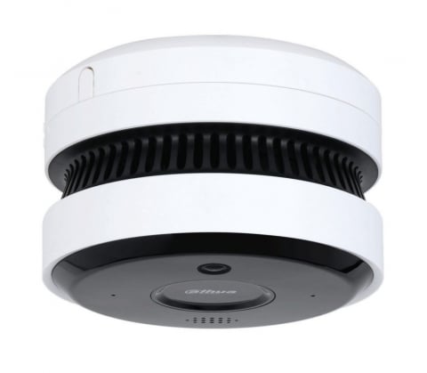 Camere de supraveghere - Cameră IP 5MP Dahua cu detector de fum, alarmă, microfon și AI