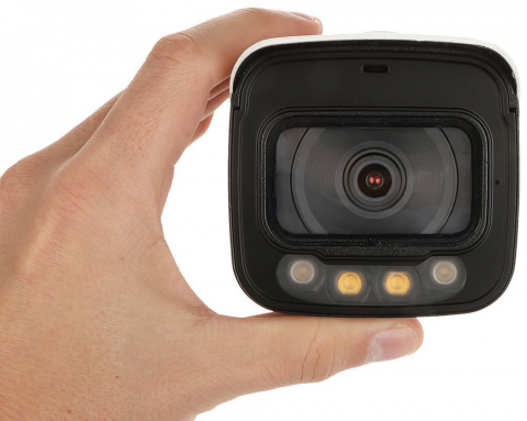 Cameră IP Dahua Full HD, iluminare IR + LED alb, 3.6mm, PoE, microfon [3]