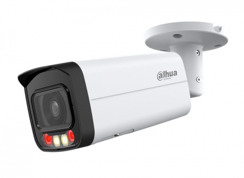 Cameră IP Dahua Full HD, iluminare IR + LED alb, 3.6mm, PoE, microfon [1]