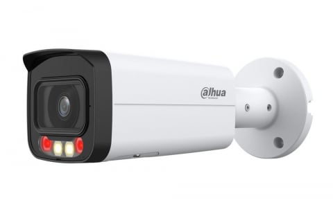 Camere de supraveghere - Cameră IP Dahua Full HD, iluminare IR + LED alb, 3.6mm, PoE, microfon