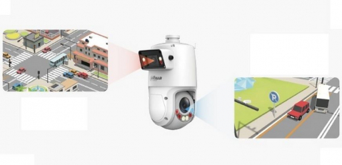 Cameră PTZ Dahua 2MP cu iluminare duală, 2 lentile, alarmă și audio bidirecțional [2]