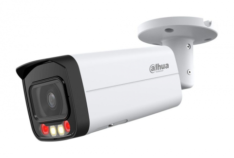 Cameră supraveghere IP Dahua 2MP Full-Color, LED 50m, audio, PoE, IP67 [1]