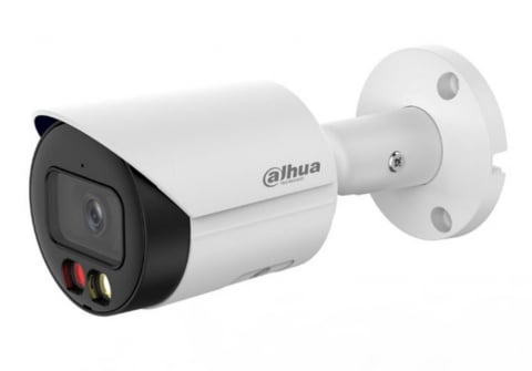 Camere de supraveghere - Cameră supraveghere IP Dahua 4MP, 3.6mm, iluminare duală 30m, microfon, PoE, IP67, WizSense