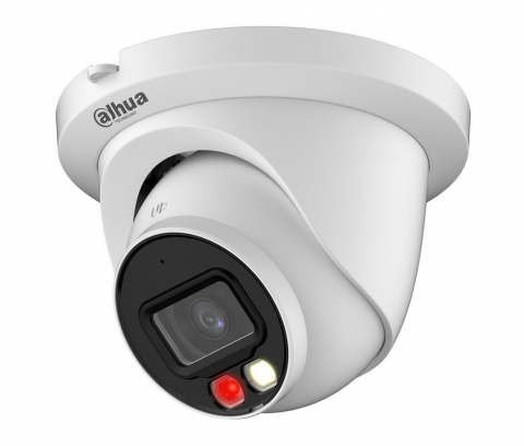 Camere de supraveghere - Cameră supraveghere IP Dahua 4MP, iluminare duală 30m, Full Color, microfon, PoE, WizSense