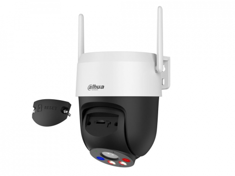 Cameră Supraveghere Wireless Dahua 3MP, Alarmă, Auto Tracking, IR+LED, Audio, IP66 [4]