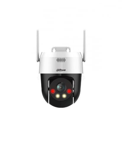 Camere de supraveghere - Camera supraveghere wireless IP WiFi cu iluminare duala Dahua Active Detterence Picoo P3AE-PV, 3 MP, IR/ 4 mm, slot card, vizualizare de pe telefon, microfon si difuzor, auto tracking @Smartwiz