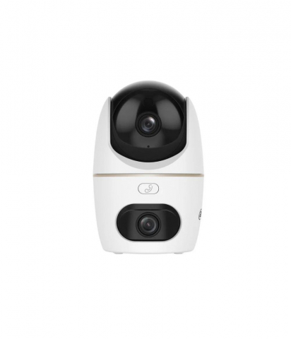 Camere de supraveghere - Camera wireless Dahua H5D-5F Hero Dual, 2 lentile 5MP+5MP, IR si LED alb, Alarma, Audio bidirectional, Wi-Fi 6, IPC-H5D-5F @Smartwiz