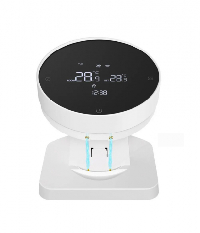 Pachet 1x Termostat inteligent S3, Wi-Fi plus 2x TUYA Senzor Temperatura/Umiditate/Higrometru @Smartwiz [2]