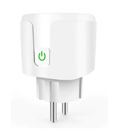 Prize Inteligente - Priza Inteligenta Zigbee Wi-Fi cu Monitorizare Consum, programabil, Compatibil cu app Tuya, Smart Life, Control vocal, Alexa, Amazon, Google Home, 16A @SmartWiz