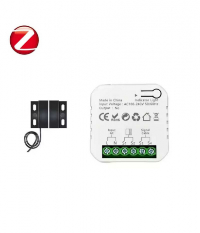 Relee - Releu Inteligent ZigBee Garaj / Poarta cu Monitorizare Inchis/Deschis 220V Tuya/SmartLife @SmartWiz