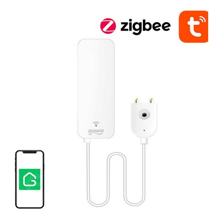 Senzori Inteligenti - Senzor inteligent ZigBee Gosund ST19 Tuya pentru inundatii/pierderi de apa