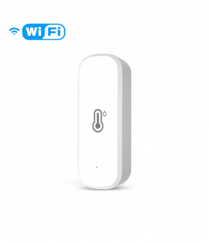 Senzori Inteligenti - Senzor de temperatura/umiditate, ZigBee, Compatibil cu Tuya/SmartLife/Alexa/Echo/Google Assistant, Alb @SmartWiz