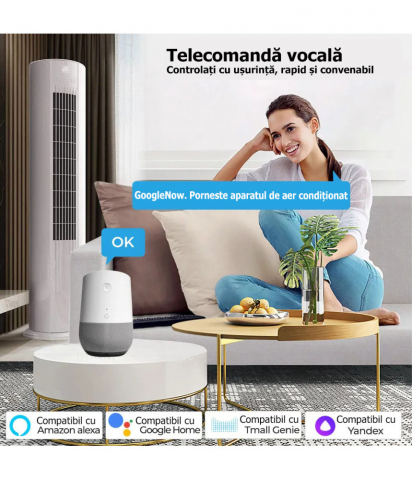 Siguranta Automata Inteligenta WiFi, Monitorizare Consum, Tuya/Smartlife, 2P Pol, 1P+N, Monofazat, 63A, Compatibila Google Home si Alexa @SmartWIZ [2]