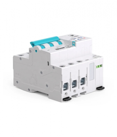 Siguranta Automata Inteligenta ZigBee, Monitorizare Curent, MCB, Tuya/Smartlife, 3P Poli, 2P+N, Trifazat, 63A, Compatibila Google Home si Alexa @SmatWiz [1]