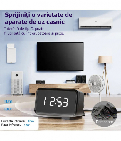 Telecomanda Universala CSmart Avansata cu Afisaj de Ceas @SmartWiz [1]
