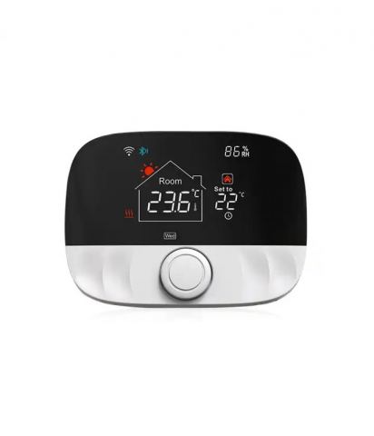 Termostate Wi-Fi - Termostat inteligent, S1 NEGRU Wi-Fi, TUYA, Smart Life, Compatibil cu Alexa, Google Home @SmartWiz
