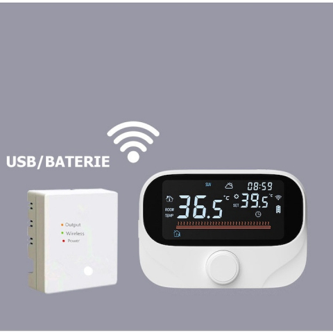Termostat inteligent S2_Style Centrala termica, Wi-Fi, TUYA, Smart Life, Compatibil cu Alexa, Google Home @SmartWiz [3]