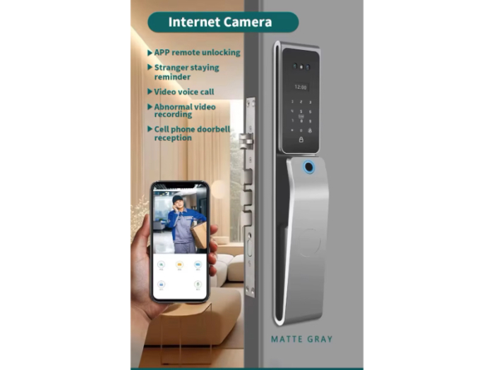 INCUIETOARE INTELIGENTA 6085 WIFI cu Face ID, Palm ID, Amprenta, Camera si Aplicatie Tuya [5]