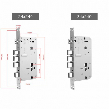 Broasca usa metalica - BROASCA USA 6068 24*240 FARA CARLIG