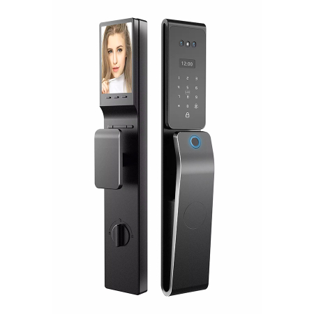 Incuietoare Inteligenta - INCUIETOARE INTELIGENTA 6085 WIFI cu Face ID, Palm ID, Amprenta, Camera si Aplicatie Tuya