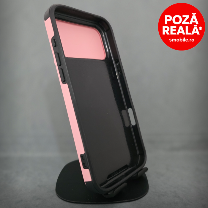 Husa pentru iPhone 17 Pro - Roz Matte - MagSafe Inel Magnetic Protectie Camere [2]