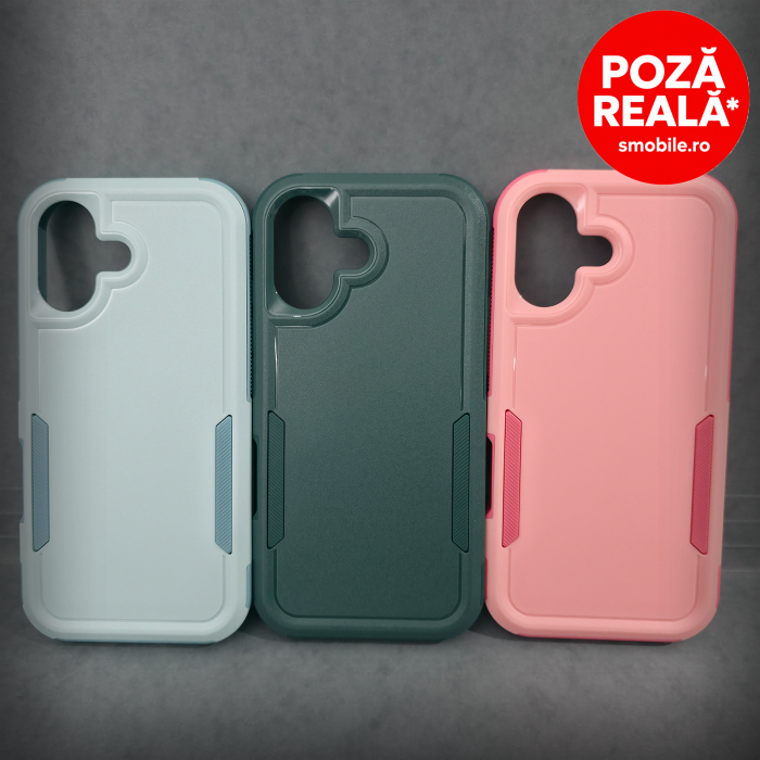 Husa pentru iPhone 16 - Turcoaz - Carcasa din 2 Bucati Conectate - Copie [7]