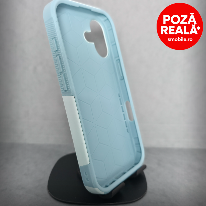 Husa pentru iPhone 16 - Turcoaz - Carcasa din 2 Bucati Conectate - Copie [2]