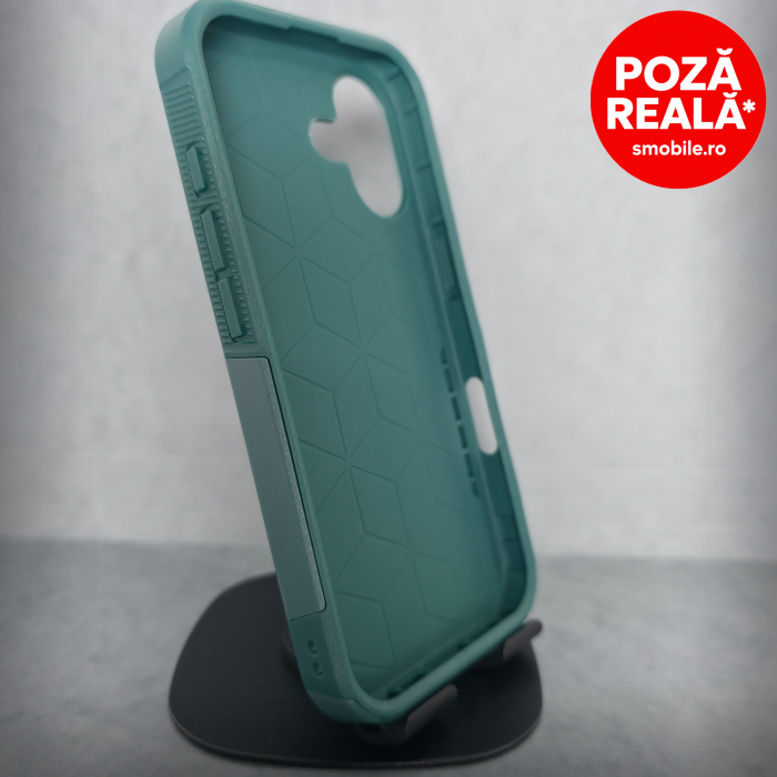 Husa pentru iPhone 15 Pro - Verde - Carcasa din 2 Bucati Conectate [2]