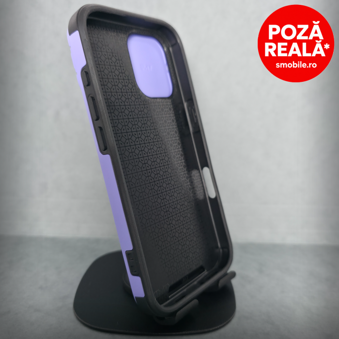 Husa pentru iPhone 17 - Mov Deschis Matte - MagSafe Inel Magnetic Protectie Camere [2]