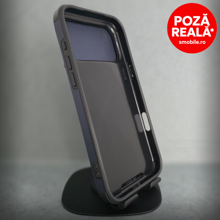 Husa pentru iPhone 17 Air - Bluemarin Matte - MagSafe Inel Magnetic Protectie Camere [2]