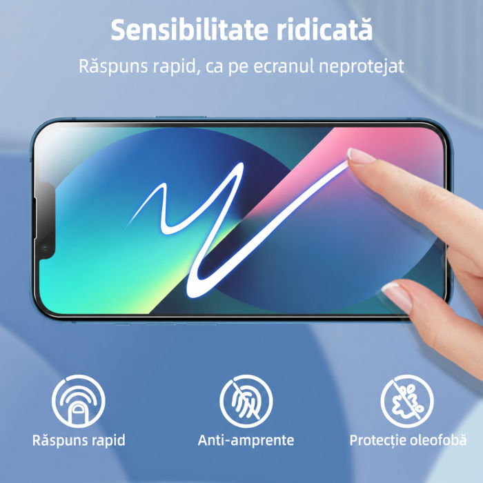Folie protectie de Sticla Securizata Iphone 13 [3]