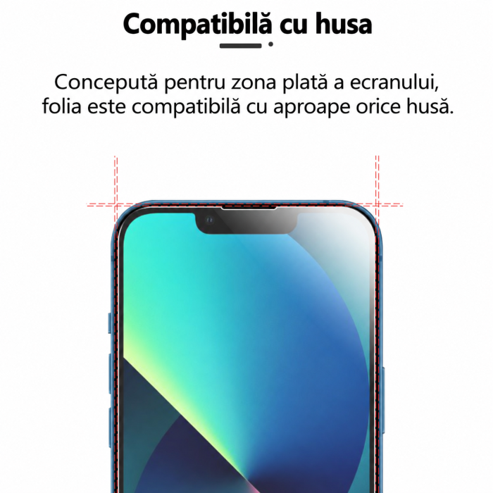 Folie protectie de Sticla Securizata Iphone 13 [5]
