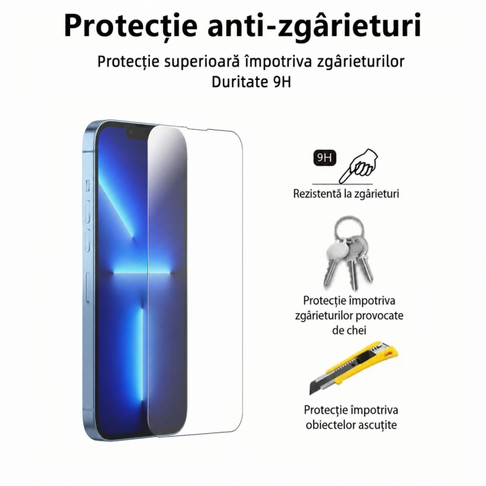 Folie protectie de Sticla Securizata iPhone 13 Pro Max [5]
