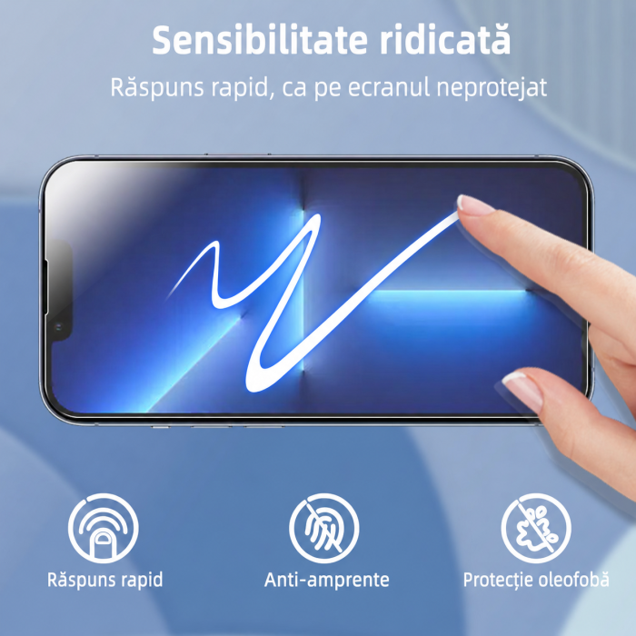 Folie protectie de Sticla Securizata iPhone 13 Pro Max [6]