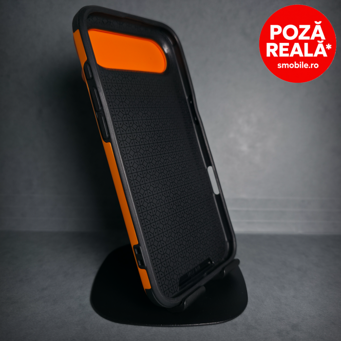 Husa pentru Samsung Galaxy S26 Ultra - Portocaliu Matte - Protectie Camere - Suport Incorporat [3]