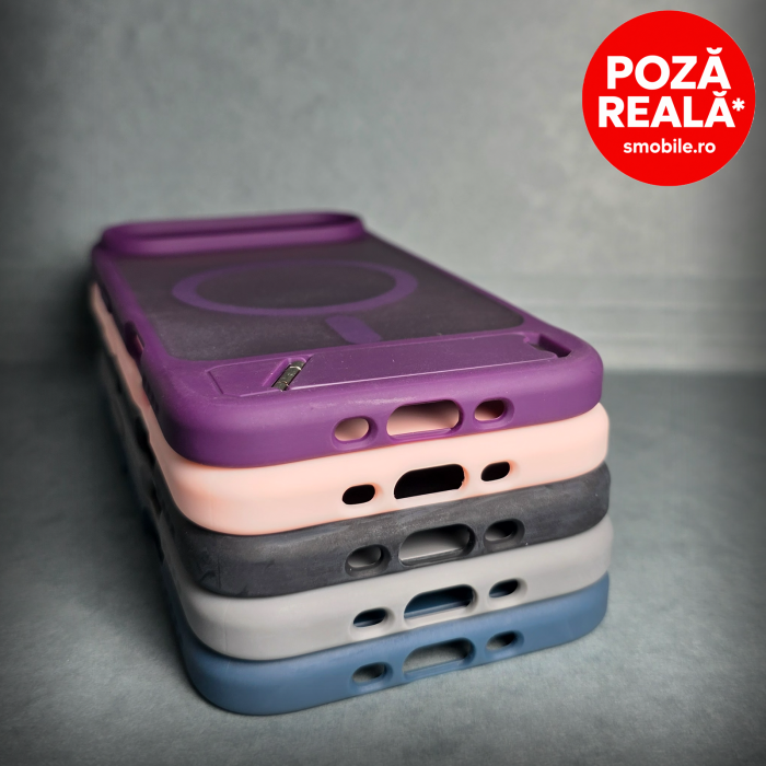 Husa pentru Samsung Galaxy S26 Ultra - Roz Catifelat - MagSafe Inel Magnetic [4]