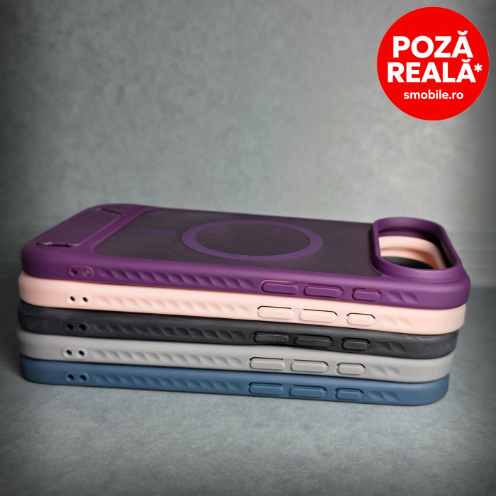 Husa pentru Samsung Galaxy S26 Ultra - Roz Catifelat - MagSafe Inel Magnetic [5]
