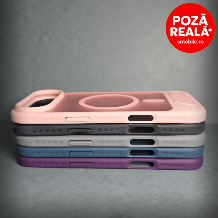 Husa pentru Samsung Galaxy S26 Ultra - Roz Catifelat - MagSafe Inel Magnetic [3]