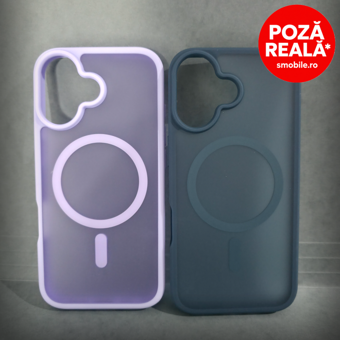Husa pentru iPhone 15 Plus - MovMatte - MagSafe Inel Magnetic [6]