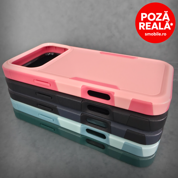 Husa pentru iPhone 17 Pro - Roz - Carcasa din 2 Bucati Conectate [3]