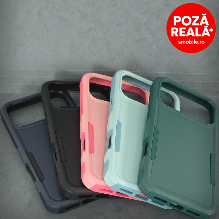 Husa pentru iPhone 17 ProMax - Negru - Carcasa din 2 Bucati Conectate [6]