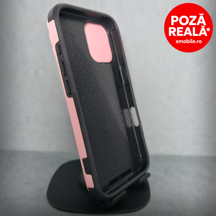 Husa pentru iPhone 17 - Roz Matte - MagSafe Inel Magnetic Protectie Camere [2]