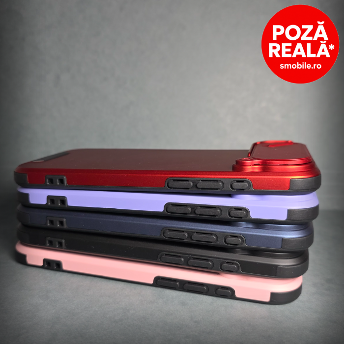 Husa pentru Samsung Galaxy S26 Ultra - Rosu Matte - MagSafe Inel Magnetic Protectie Camere [3]