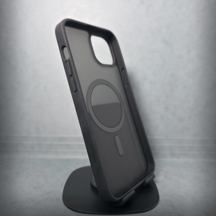 Husa pentru iPhone 14 Plus  - Black Matte - MagSafe Inel Magnetic [2]