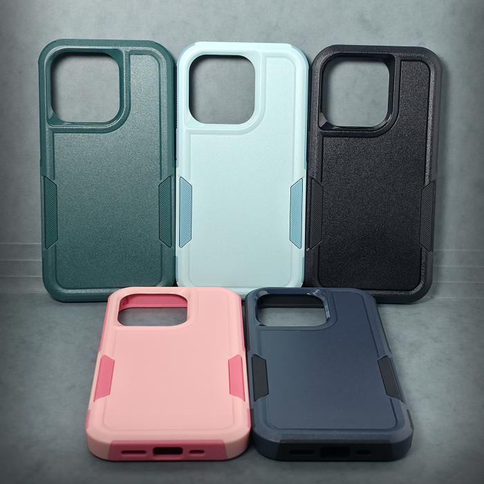 Husa pentru iPhone 15 Pro - Negru - Carcasa din 2 Bucati Conectate [3]