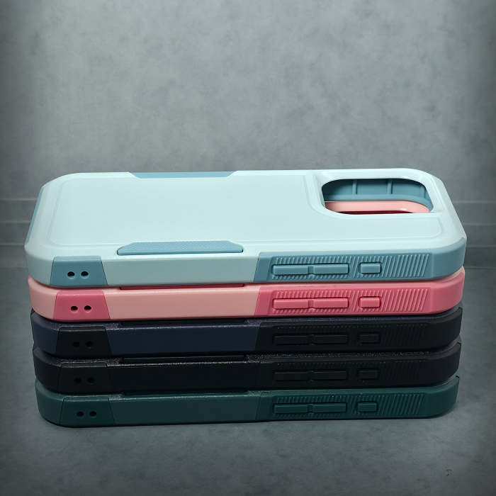 Husa pentru iPhone 15 Pro - Negru - Carcasa din 2 Bucati Conectate [5]