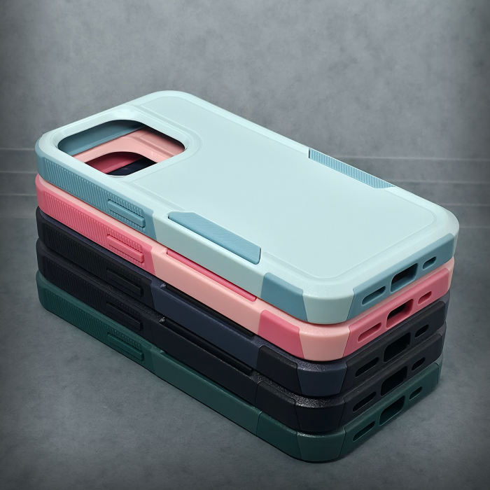 Husa pentru iPhone 15 Pro - Negru - Carcasa din 2 Bucati Conectate [6]