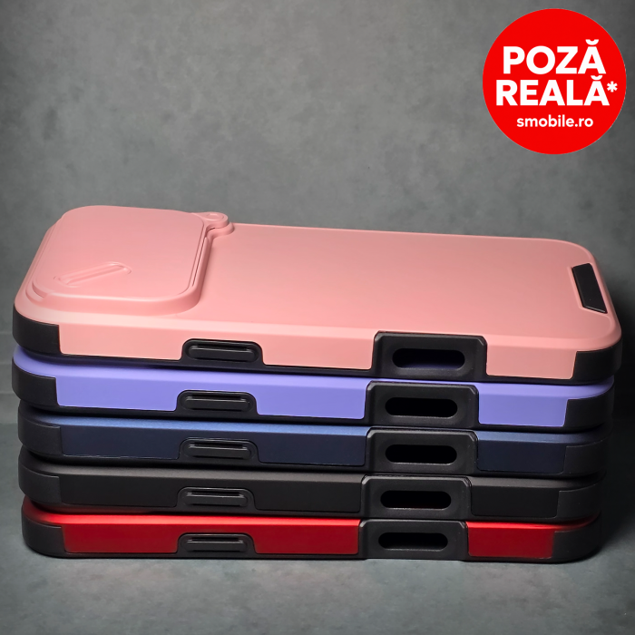 Husa pentru iPhone 17 Air - Bluemarin Matte - MagSafe Inel Magnetic Protectie Camere [5]